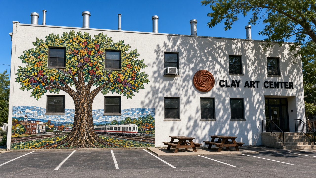 Clay Art Center, 40 Beech Street, Port Chester, NY. First-party documentary photo.