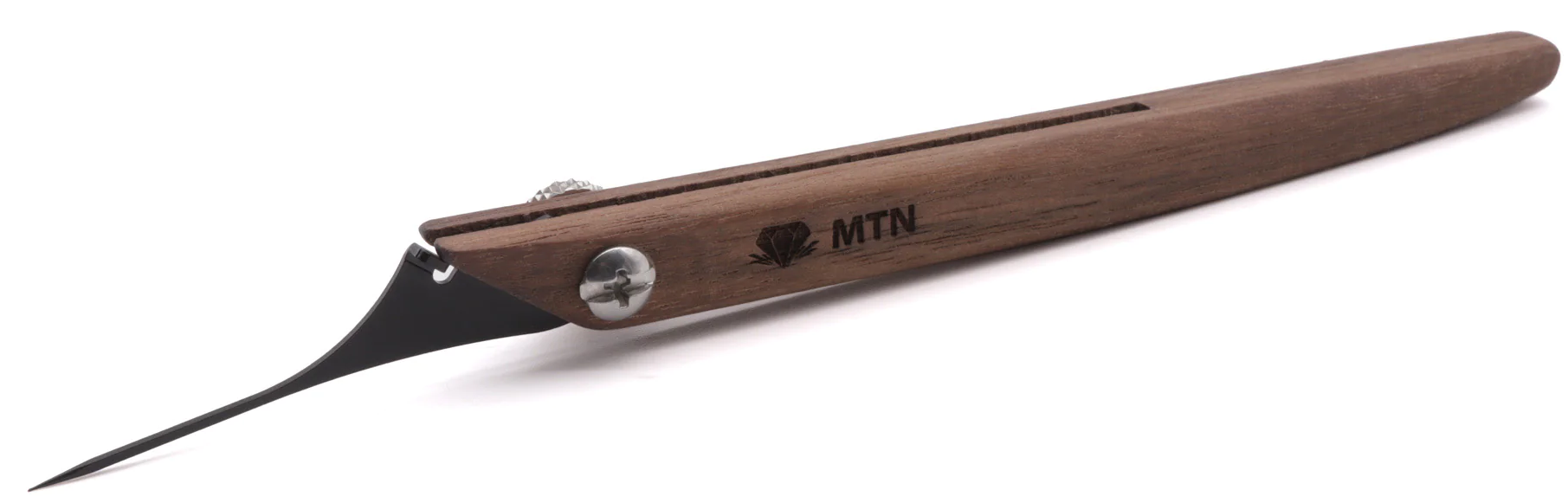 DiamondCore Tools Needle Tool: extendable black needle on a walnut wood handle (first-party product photo).