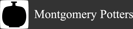 Official Montgomery Potters logo: the guild name in white lettering on dark gray (first-party).