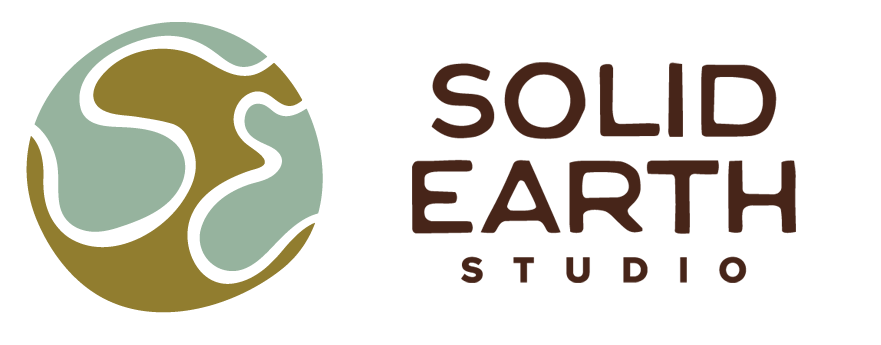 Official Solid Earth Studio logo: a sage-and-olive swirled circle beside the words SOLID EARTH STUDIO (first-party).
