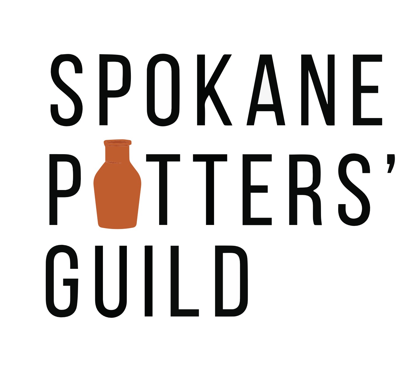 Official Spokane Potters' Guild logo (first-party).